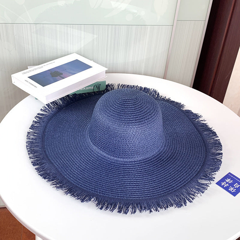 2024 Summer Wide-Brim UV Protection Straw Hat