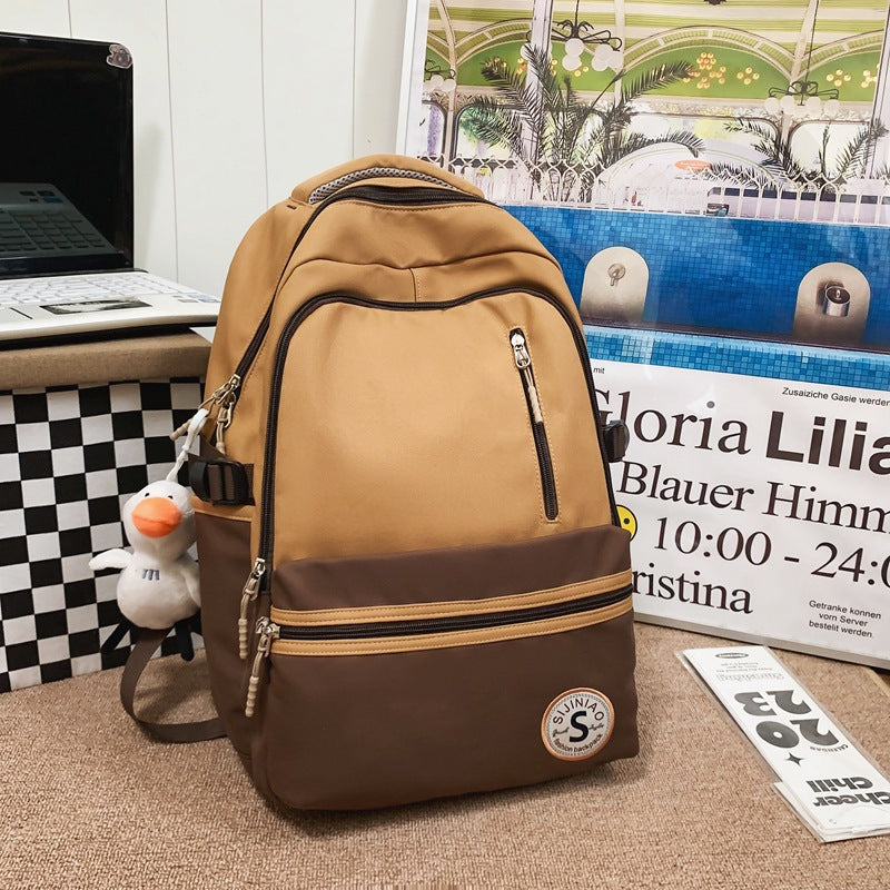 Mochila de estudiante mochila ligera sucia