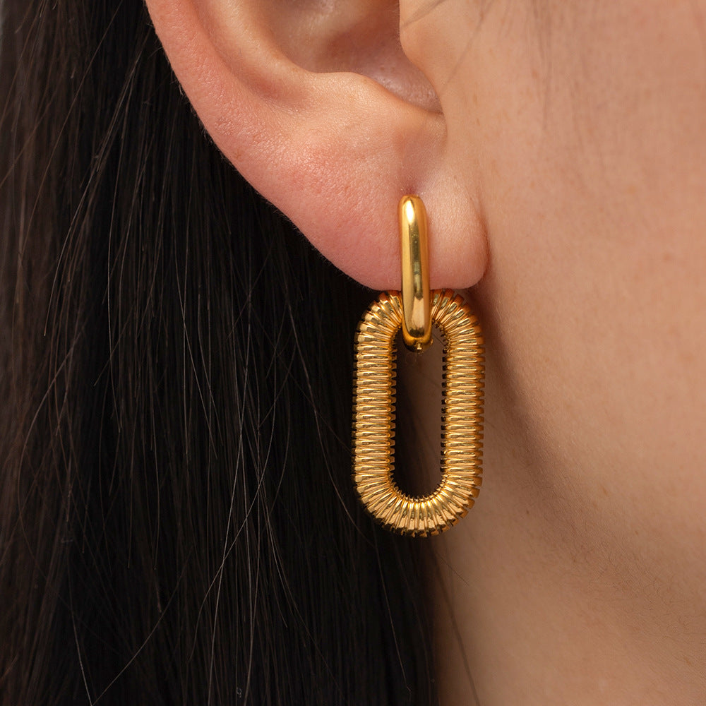 18K gold plated earrings wholesale
