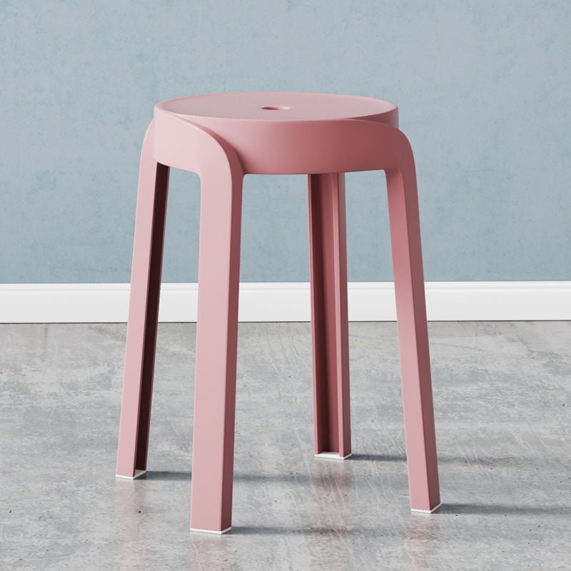 Thick Plastic Stool Stackable Home