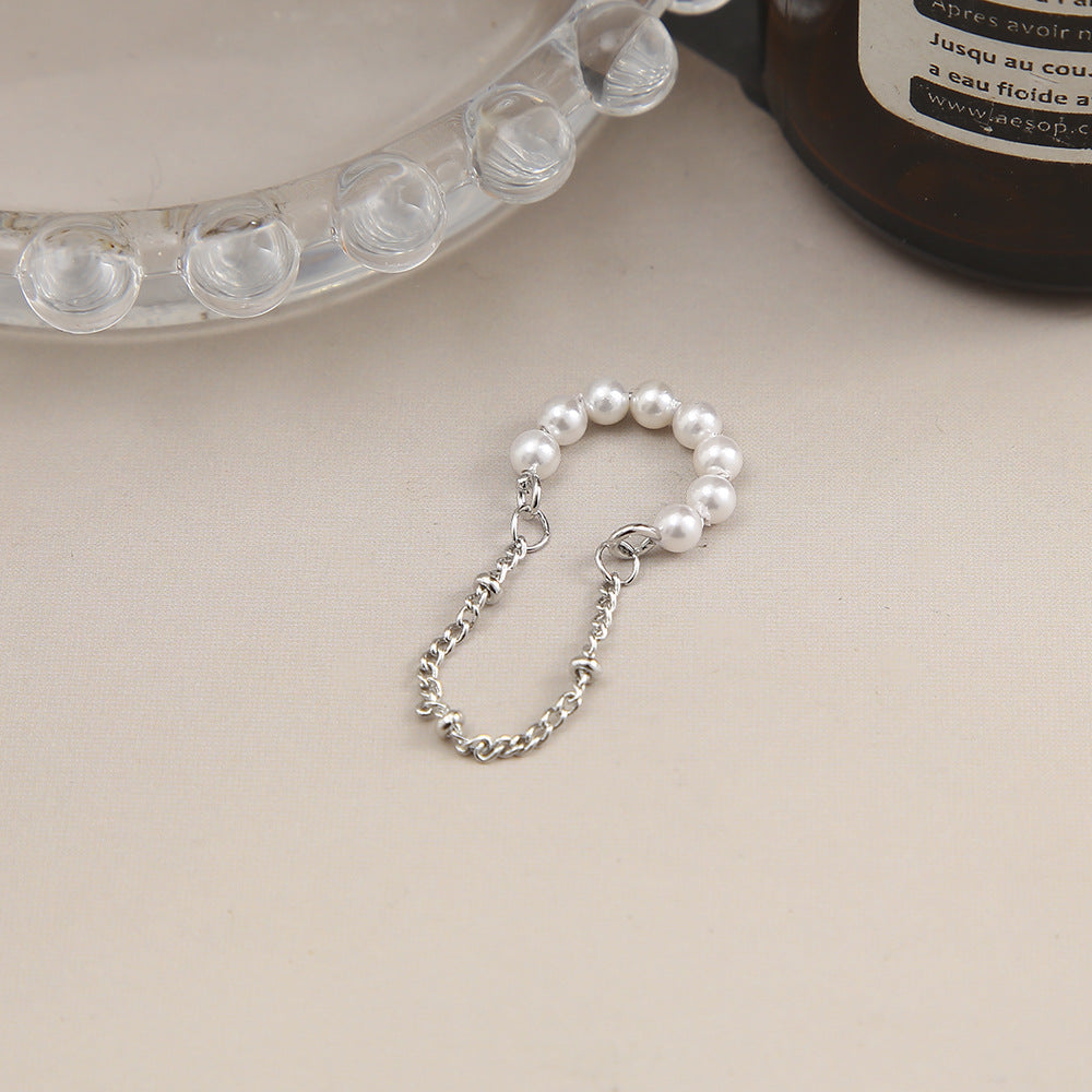 Vintage Pearl Double Layer Ear Cuff Ear Clip