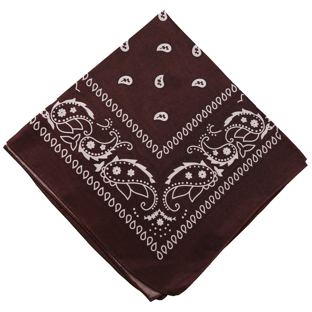 Pañuelo mágico para la cabeza con forma de bandana cuadrada con flores