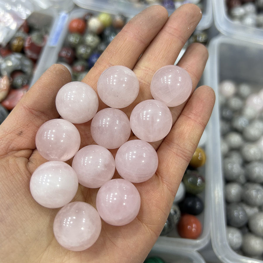 20mm natural stone crystal agate ball crystal round beads crafts