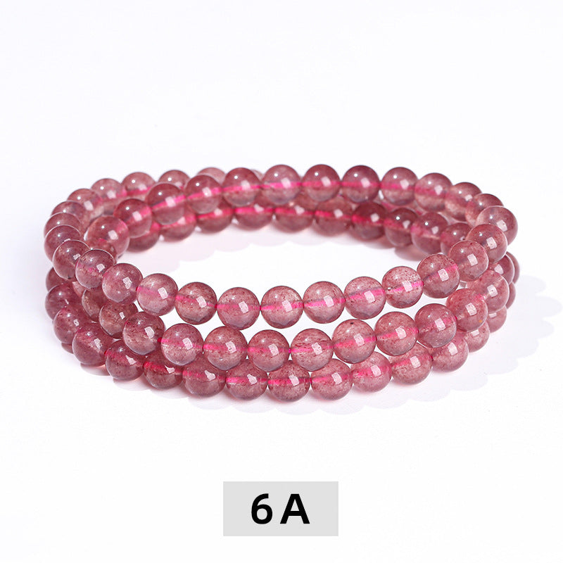 Pulsera de cristal de fresa y sangre de paloma