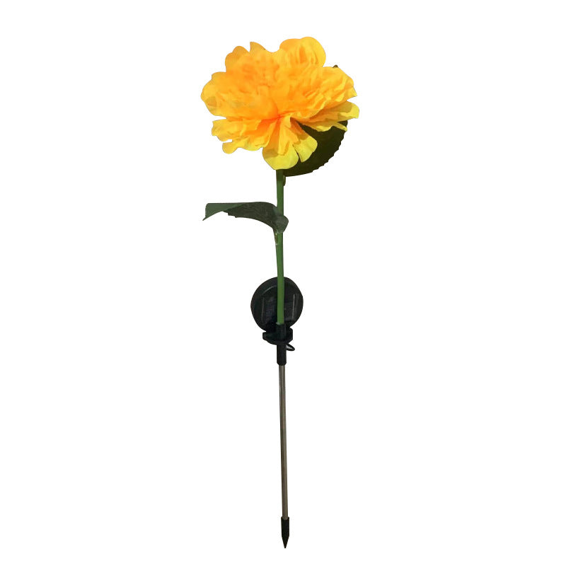 Solar Peony Simulation Flower Light LED