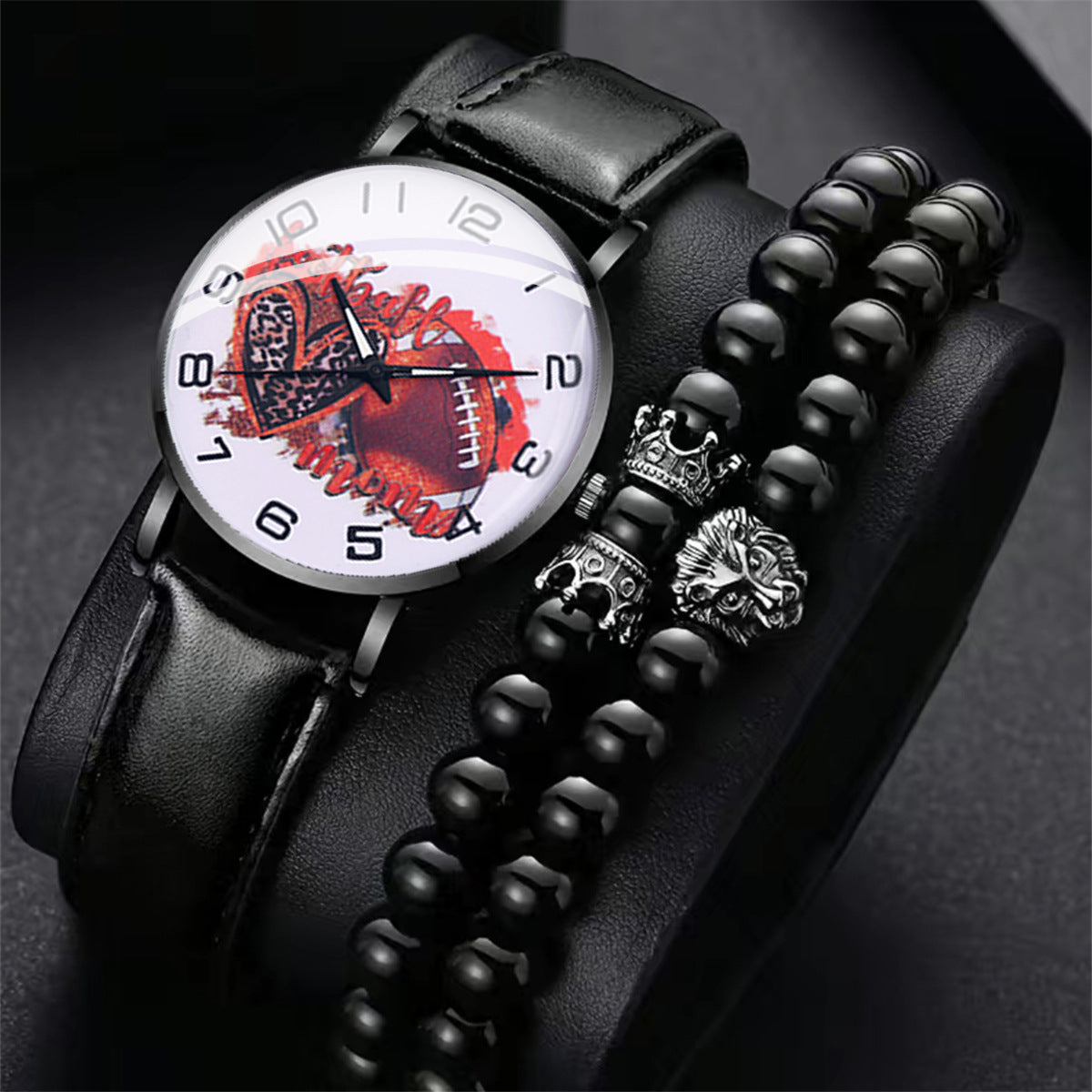Pointer alloy watch bracelet set