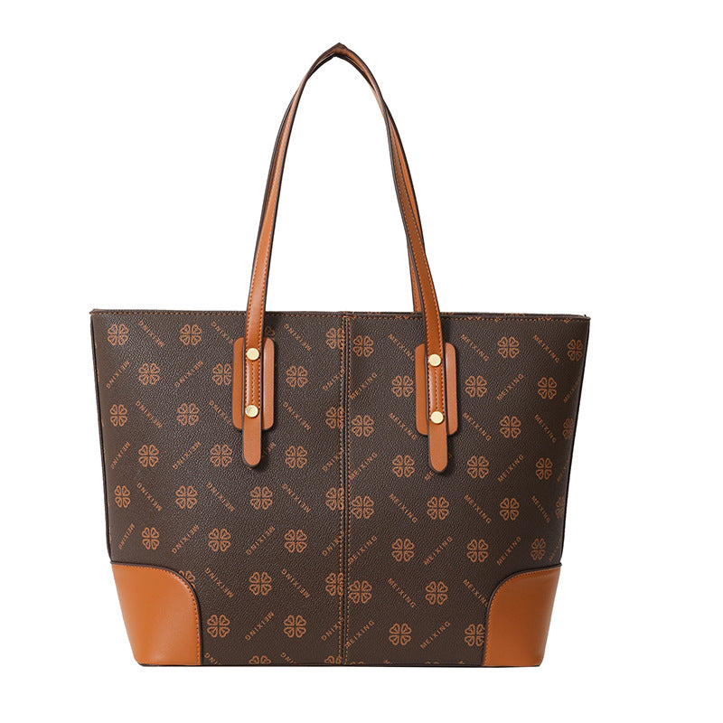 Printed tote bag is stylish and simple