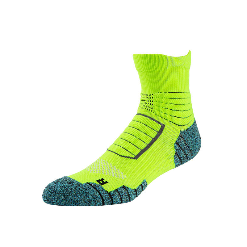 Summer Mid-Calf Sports Socks Thick Terry