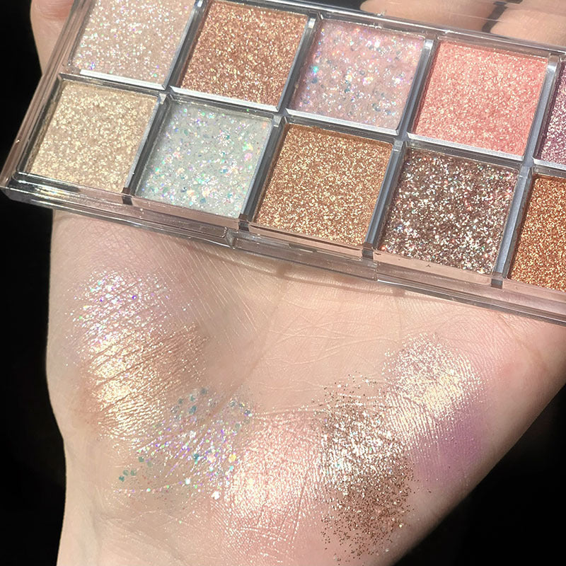 Paleta de sombras de ojos de 10 colores