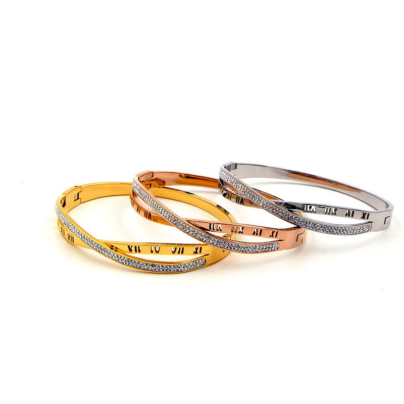 Cross Roman Bracelet for Women, Fashionable Cross-Border Wholesale