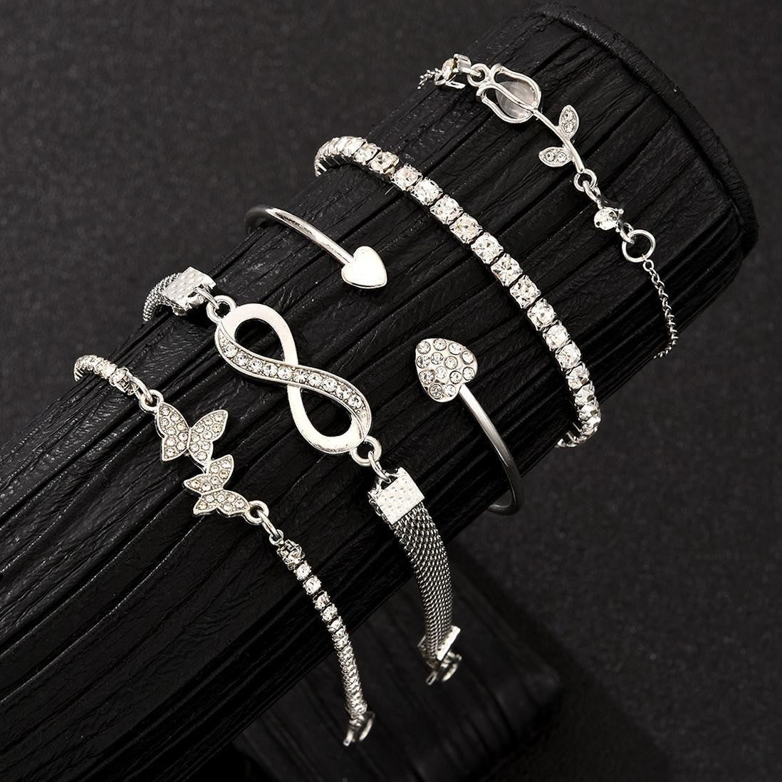 Tulip Butterfly Bracelet Set