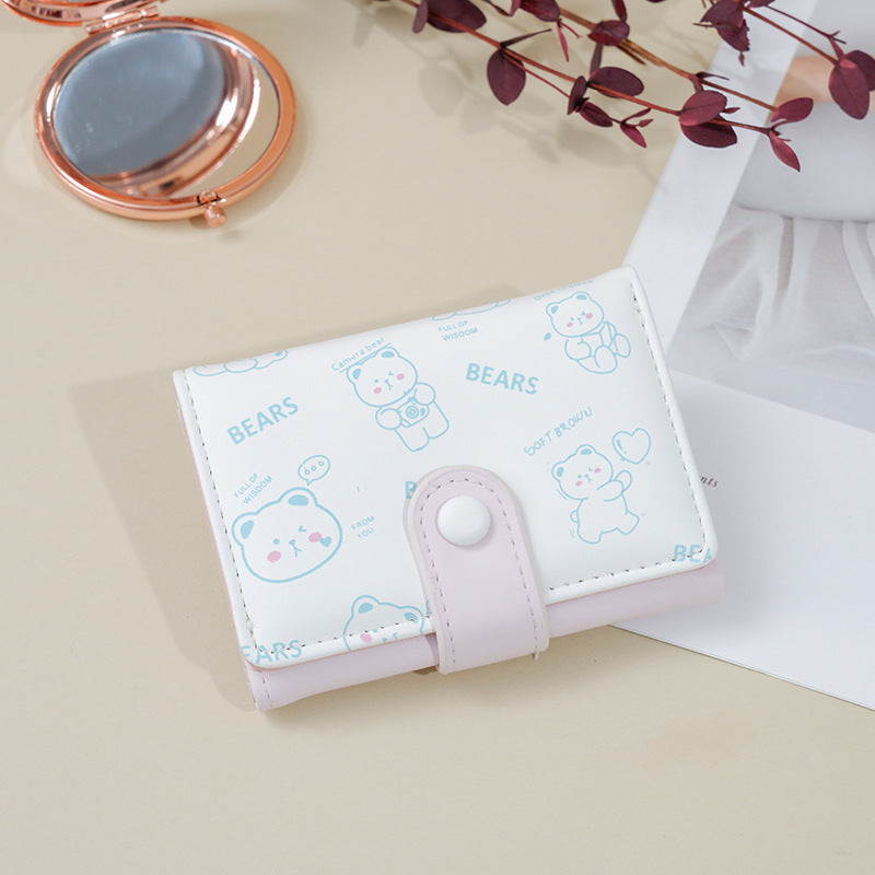 Girl wallet short cartoon