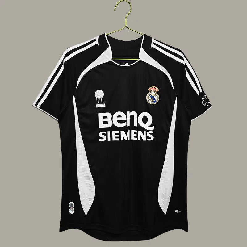 06-07 Real Madrid Retro Local Visitante Ronaldo Beckham Ra¨²l Guti Jersey