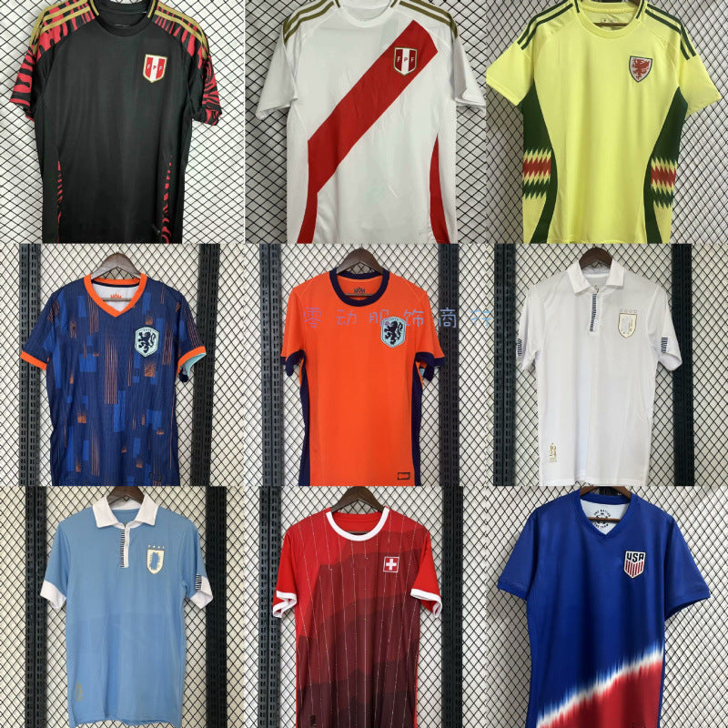 2024 Netherlands Wales Switzerland Uruguay Peru USA Jersey