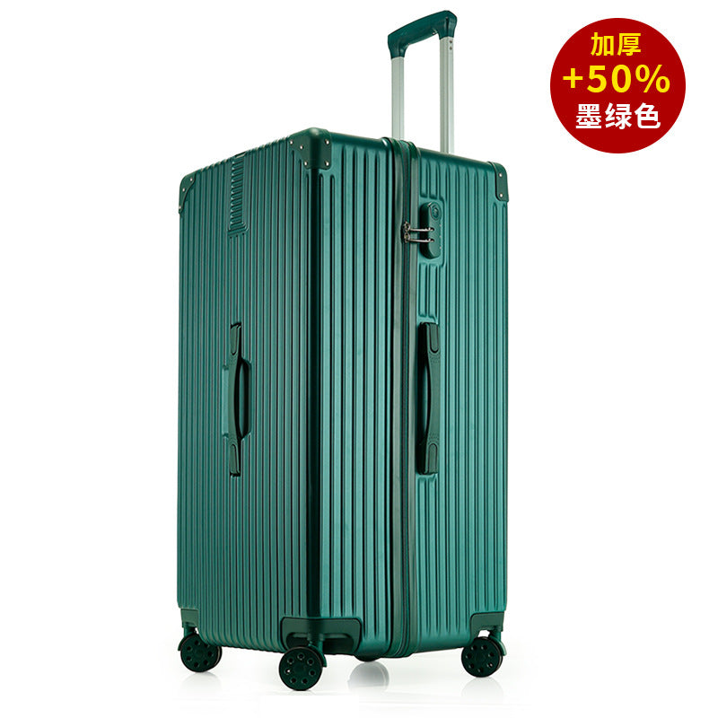 Oversized retro suitcase