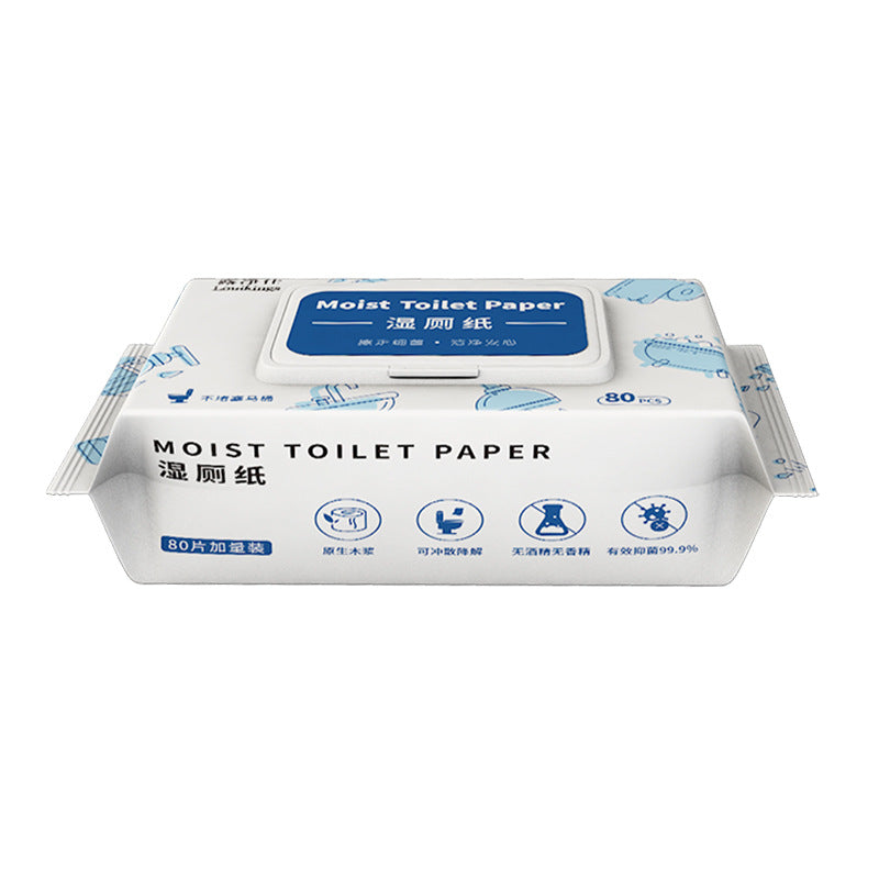 High-Quality Wet Wipes 80 Sheets Large Pack