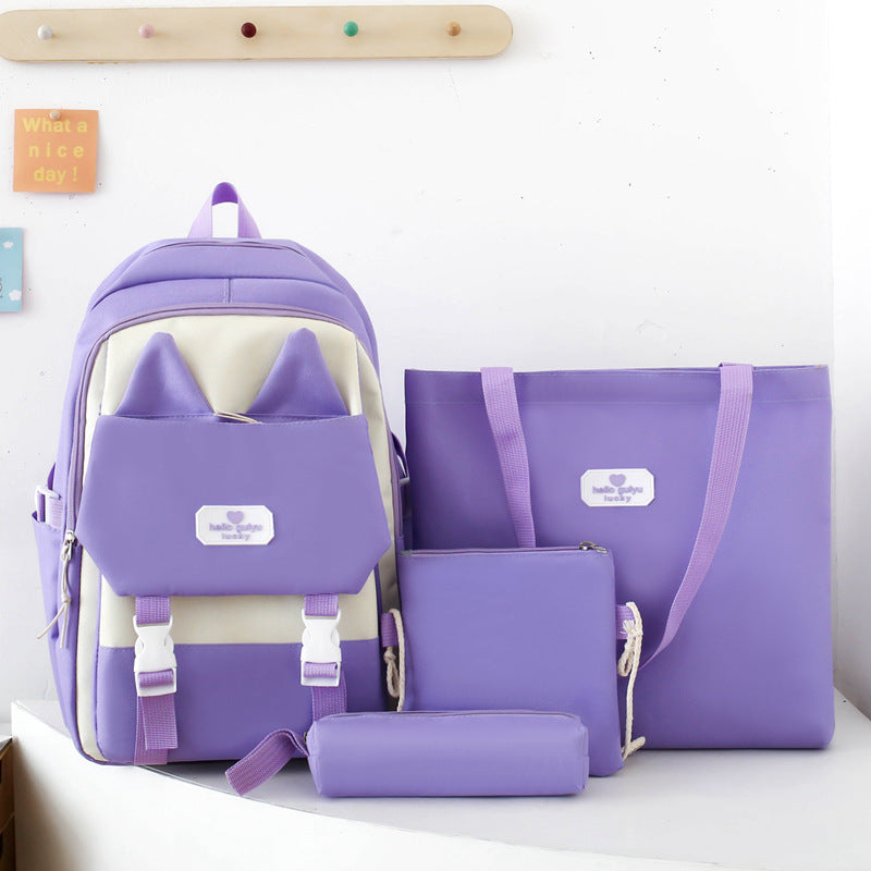 cute school bag student backpack