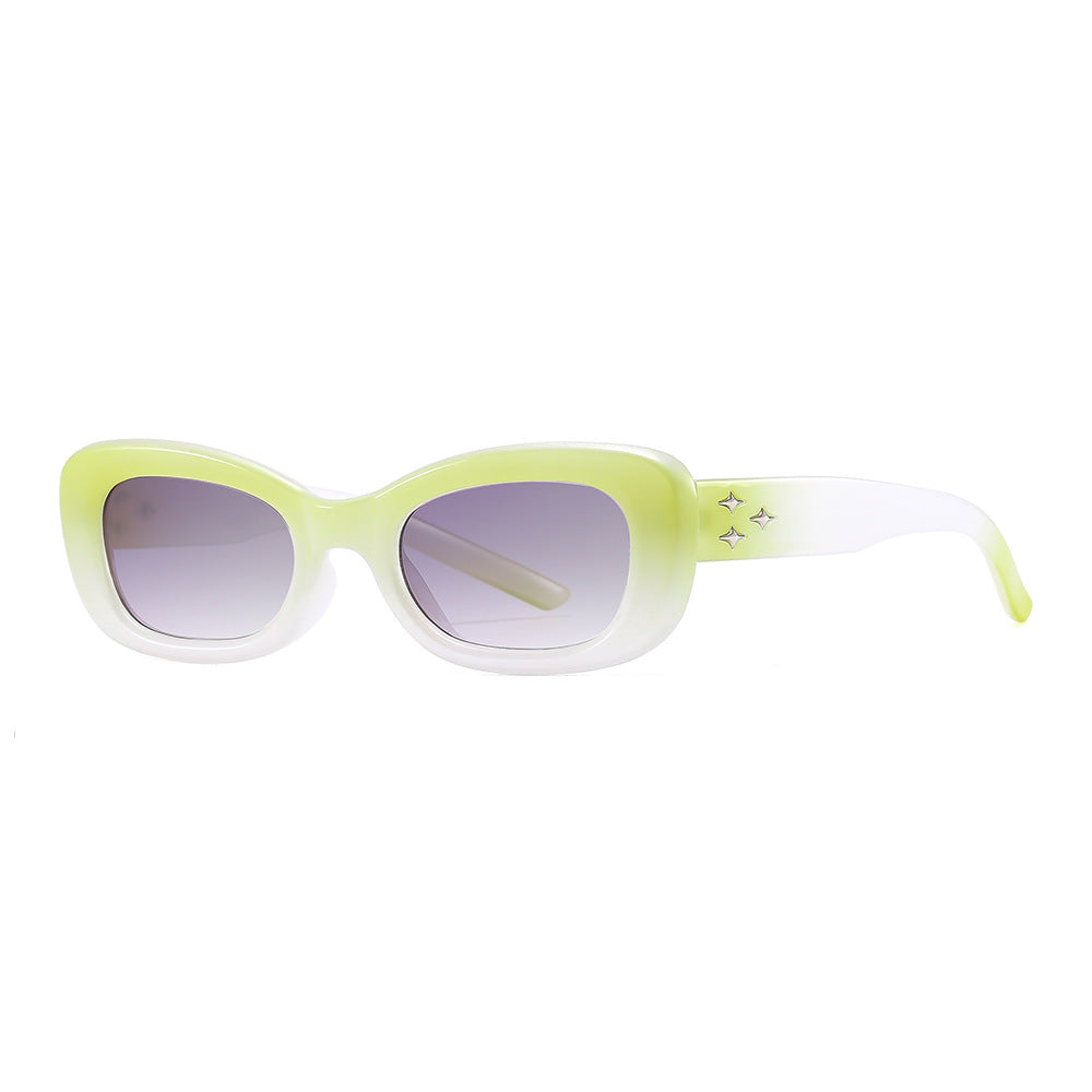 Gafas de sol retro GM Star con montura pequeña y protección UV para mujer