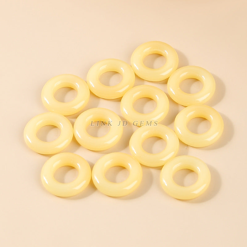 10-25Mm glazed imitation jade running ring