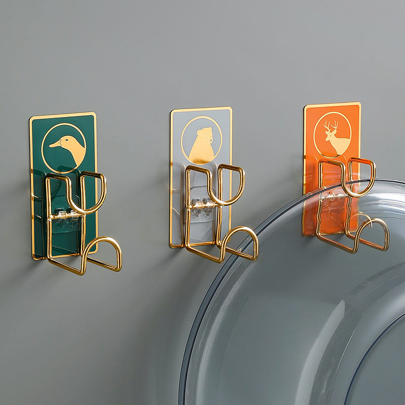 Estante de almacenamiento para lavabo montado en la pared