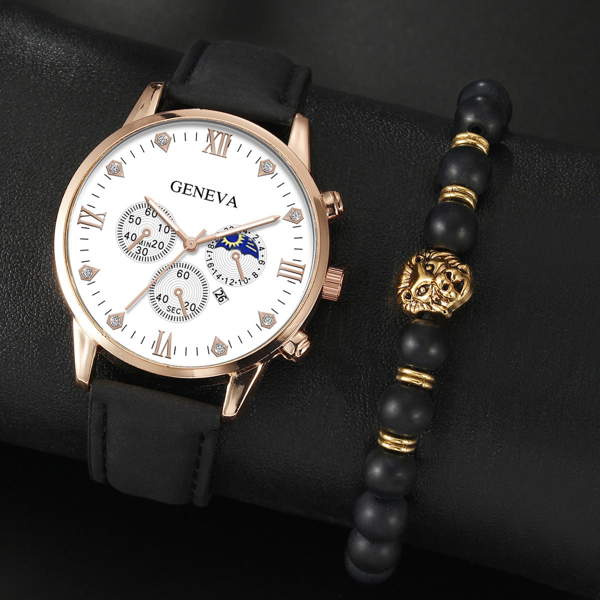 Versatile quartz watch set men