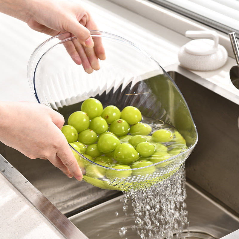 Rice washing colander