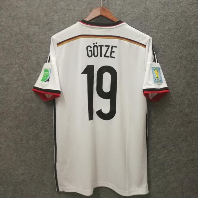 Retro 2014 Alemania Inicio Götze 13 Möller 11 Kroos Reus Clásico Retro