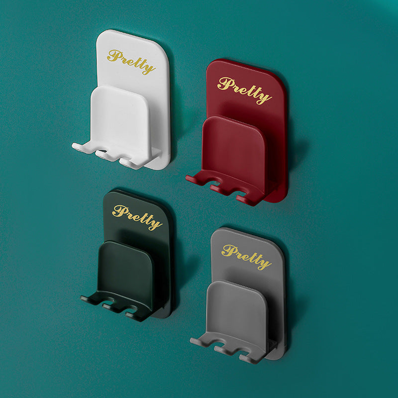 Portacepillos de dientes translúcido y organizador de vasos para enjuague bucal