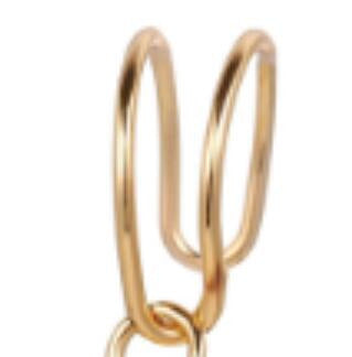 Gold Leaf No-Piercing Ear Clip Set