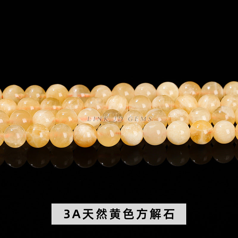 Blue calcite loose beads