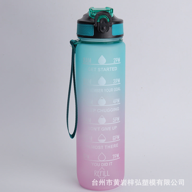 1000ML gradual change color plastic cup