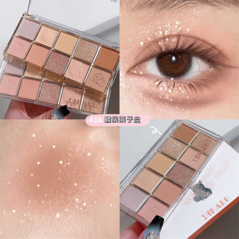 Paleta de sombras de ojos de 10 colores