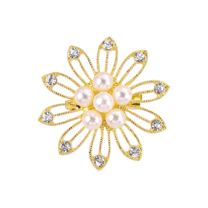 Pearl Corsage Fashion Versatile Rhinestones
