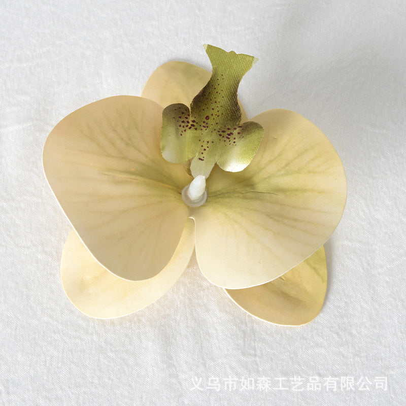 Cabeza de flor de orquídea mariposa de laminación 3D de simulación