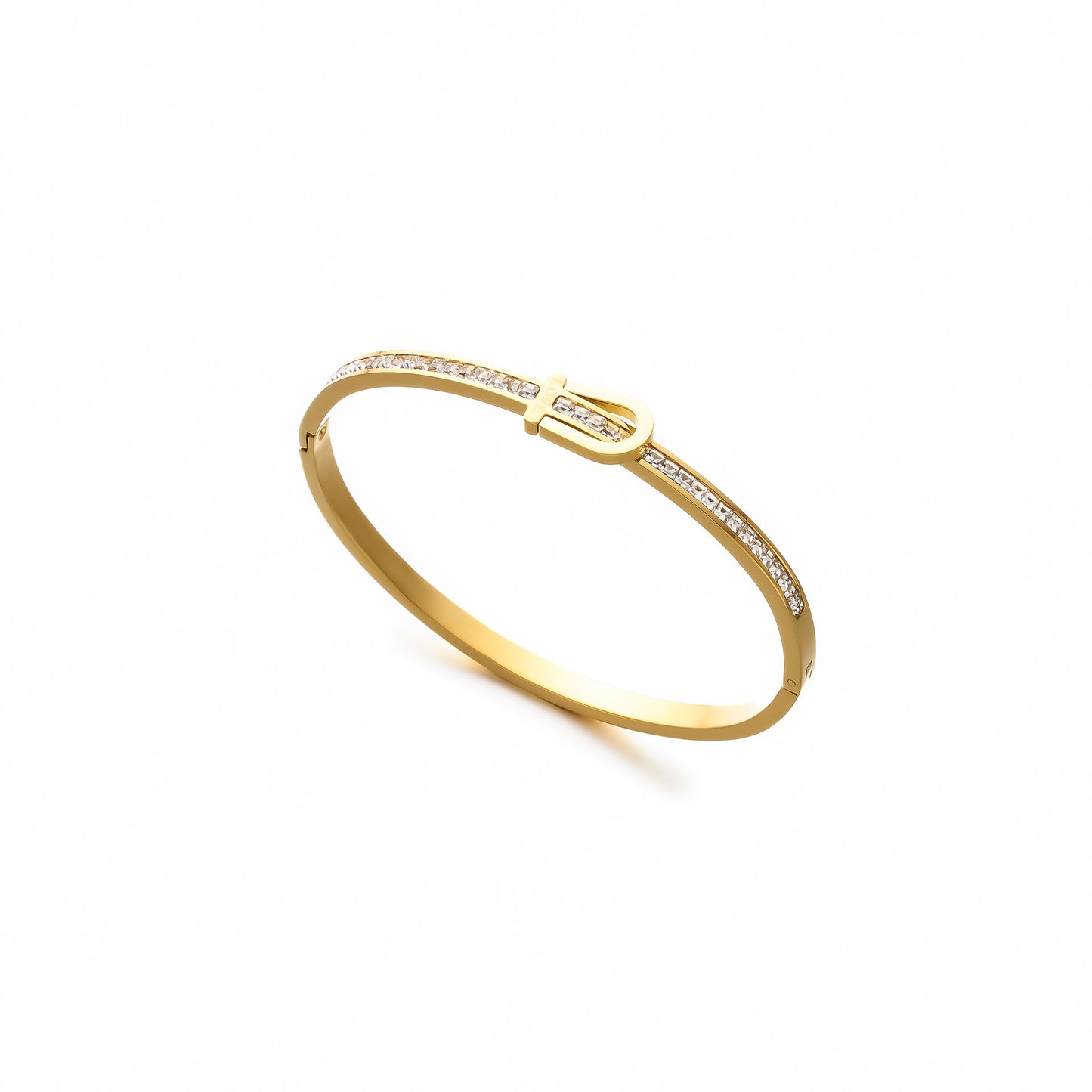 Titanium Steel Horseshoe Buckle Bracelet