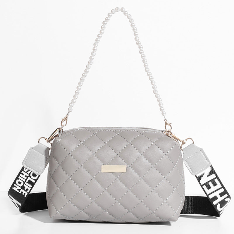 Pearl portable embroidered bag