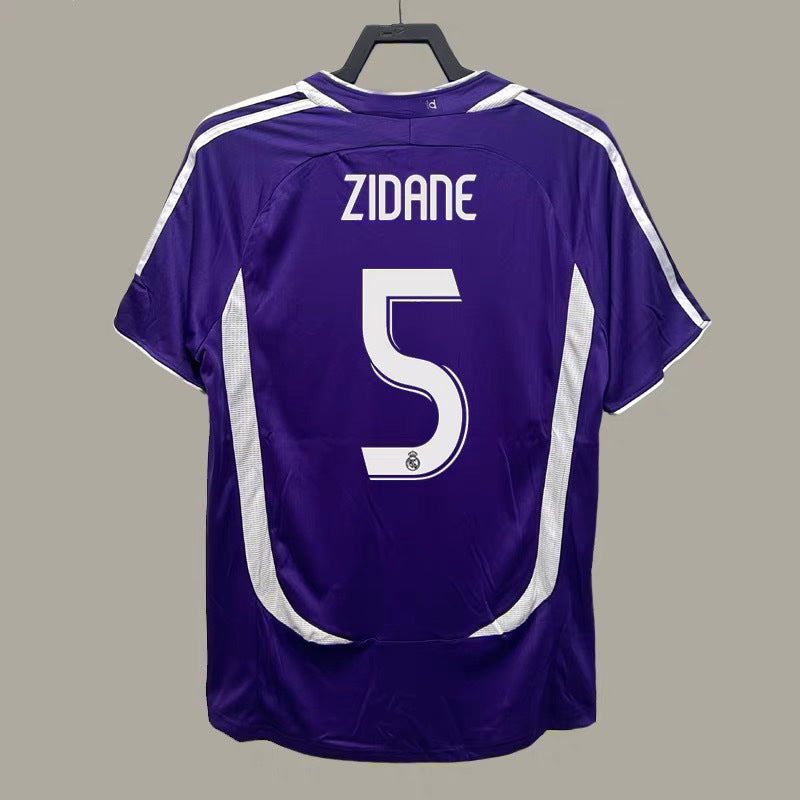 06-07 Real Madrid Retro Local Visitante Ronaldo Beckham Ra¨²l Guti Jersey
