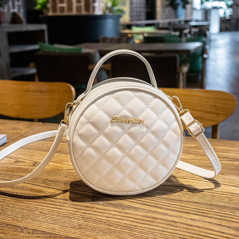 Retro small round bag messenger bag