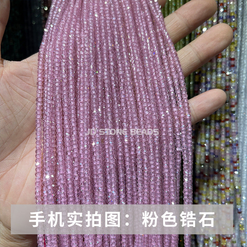 2 * 3Mm Jingde Jewelry Section Zircon Abacus Beads