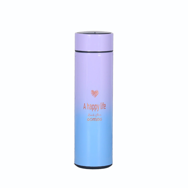 Taza aislada de acero inoxidable inteligente 304 con pantalla de temperatura
