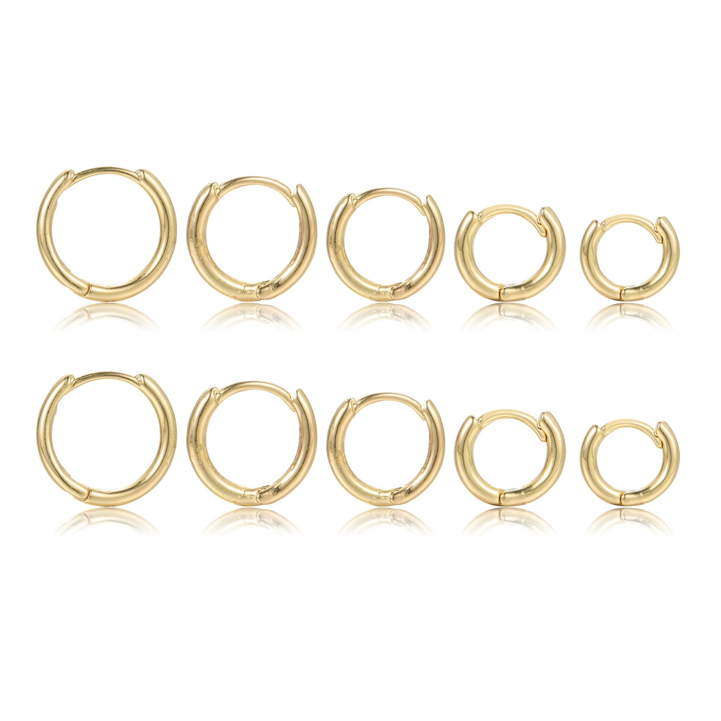 Punk Metal Hoop Earrings