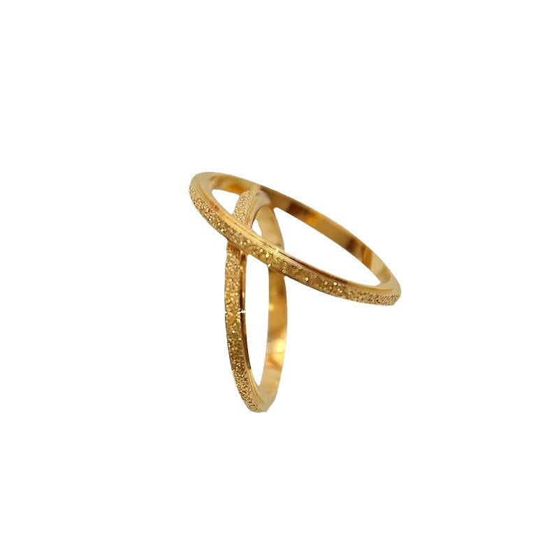 Titanium Steel Matte Ring