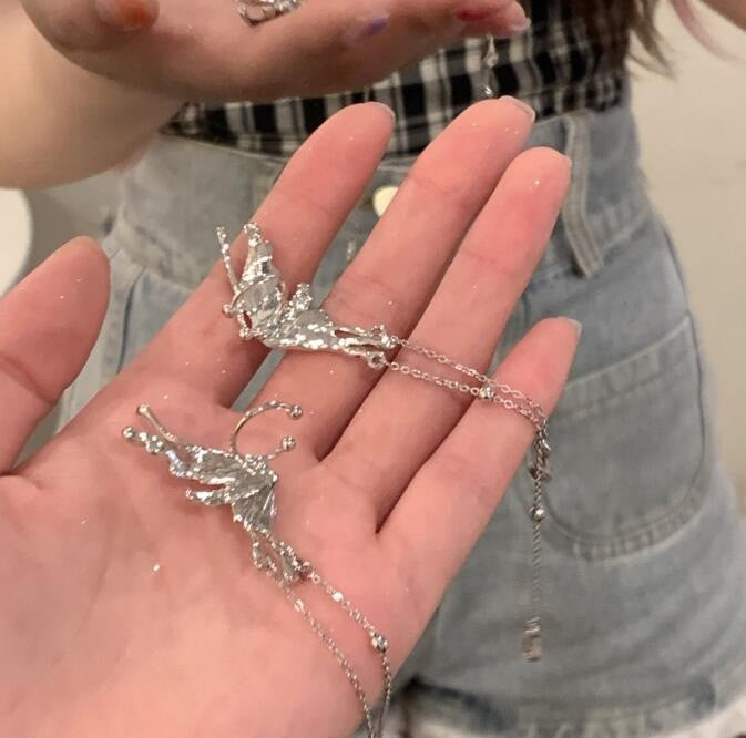 Butterfly Elf Ear Clips