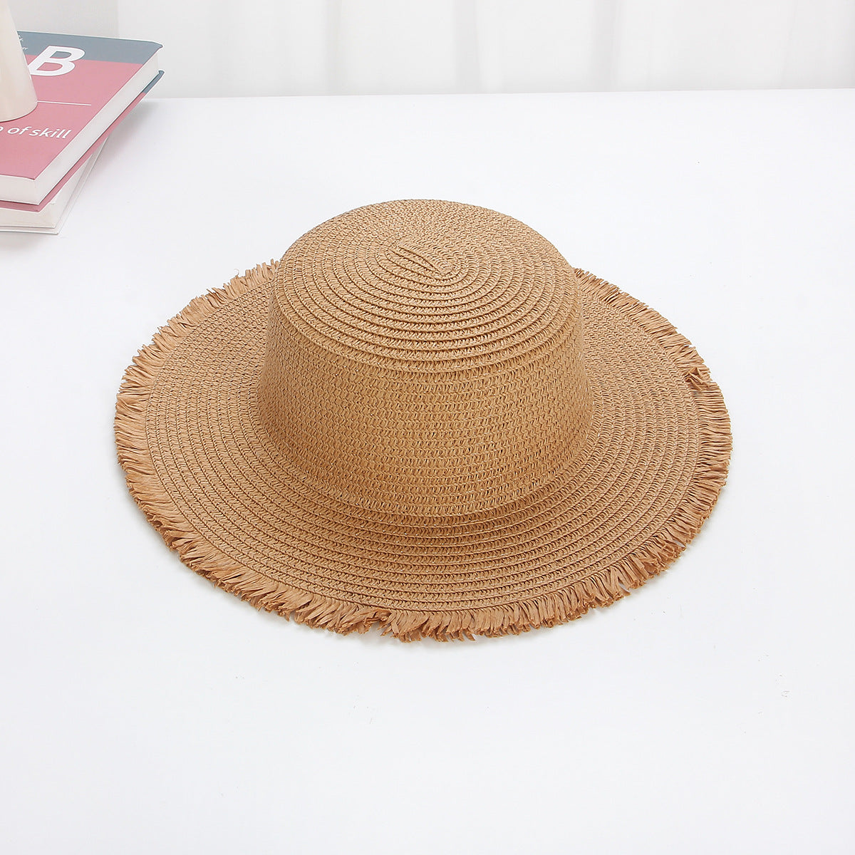 Bohemian Flat Straw Hat
