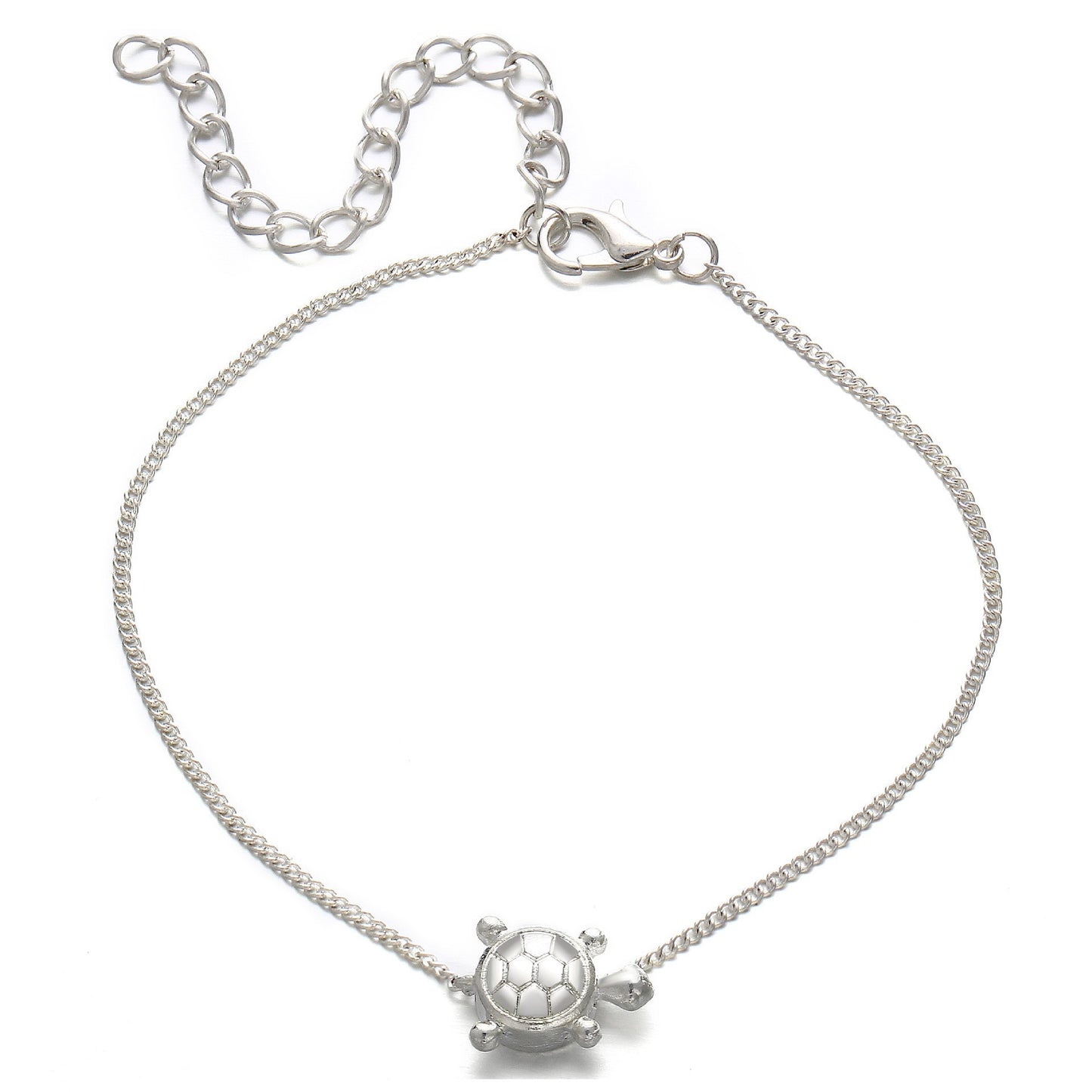 Vintage Fishtail Pendant Anklet