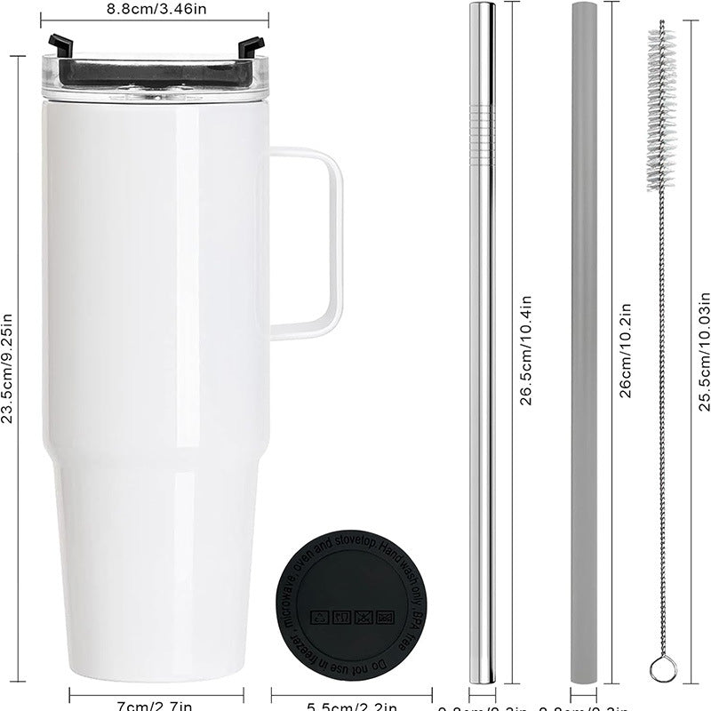 Stainless steel straw Bingba cup can be printed logo