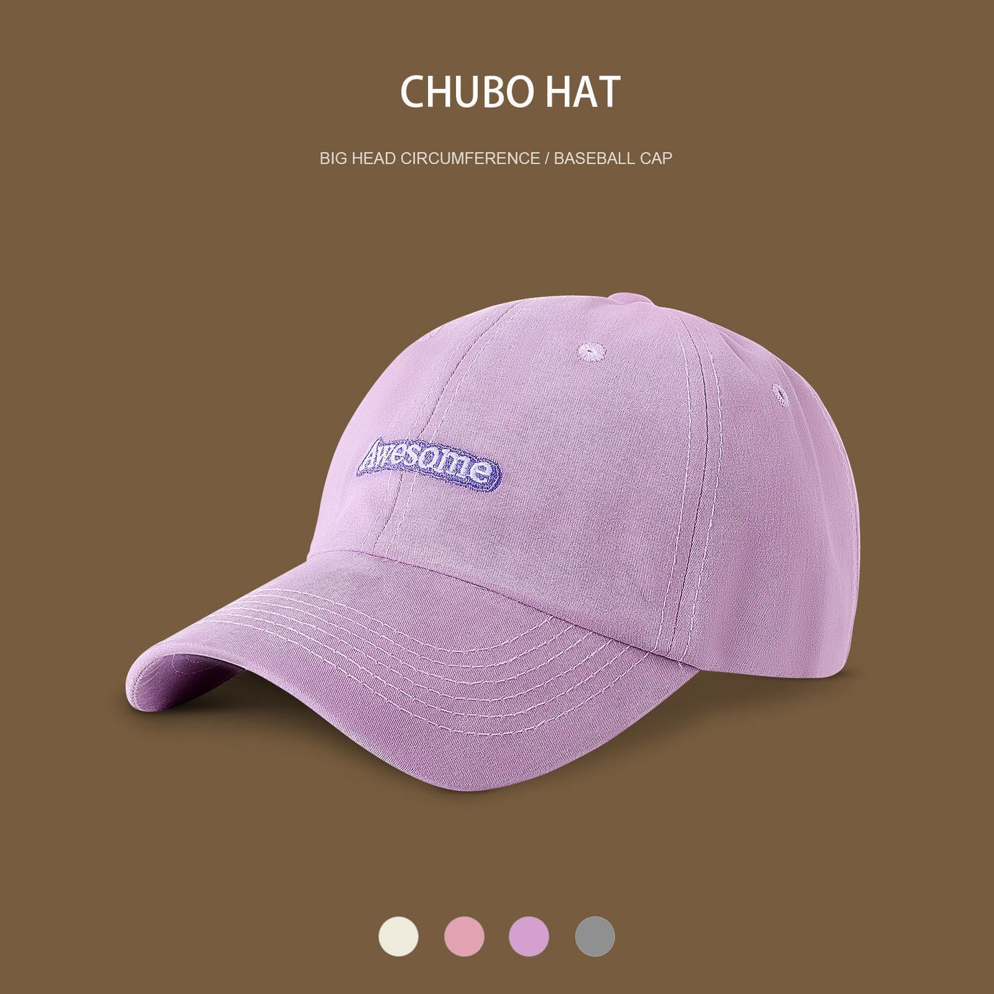 Gorra de pico de pato con ala extragrande