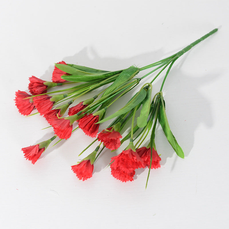 15 artificial carnation flowers