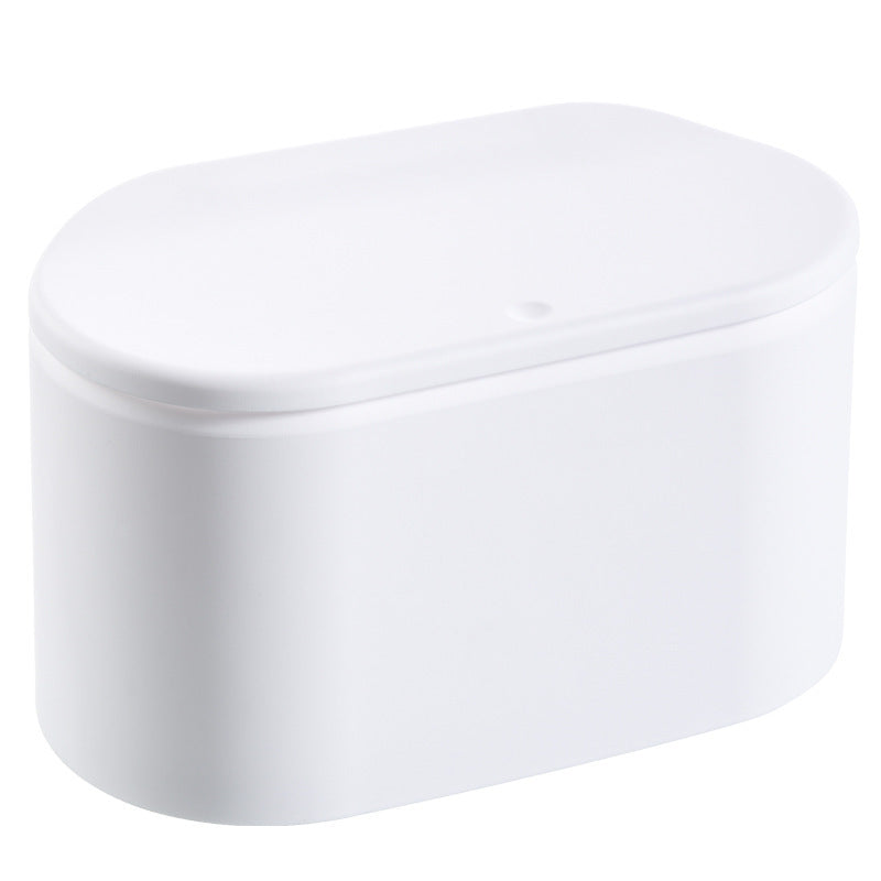 Desktop Wastebasket with LidPress & Pop Lid Type