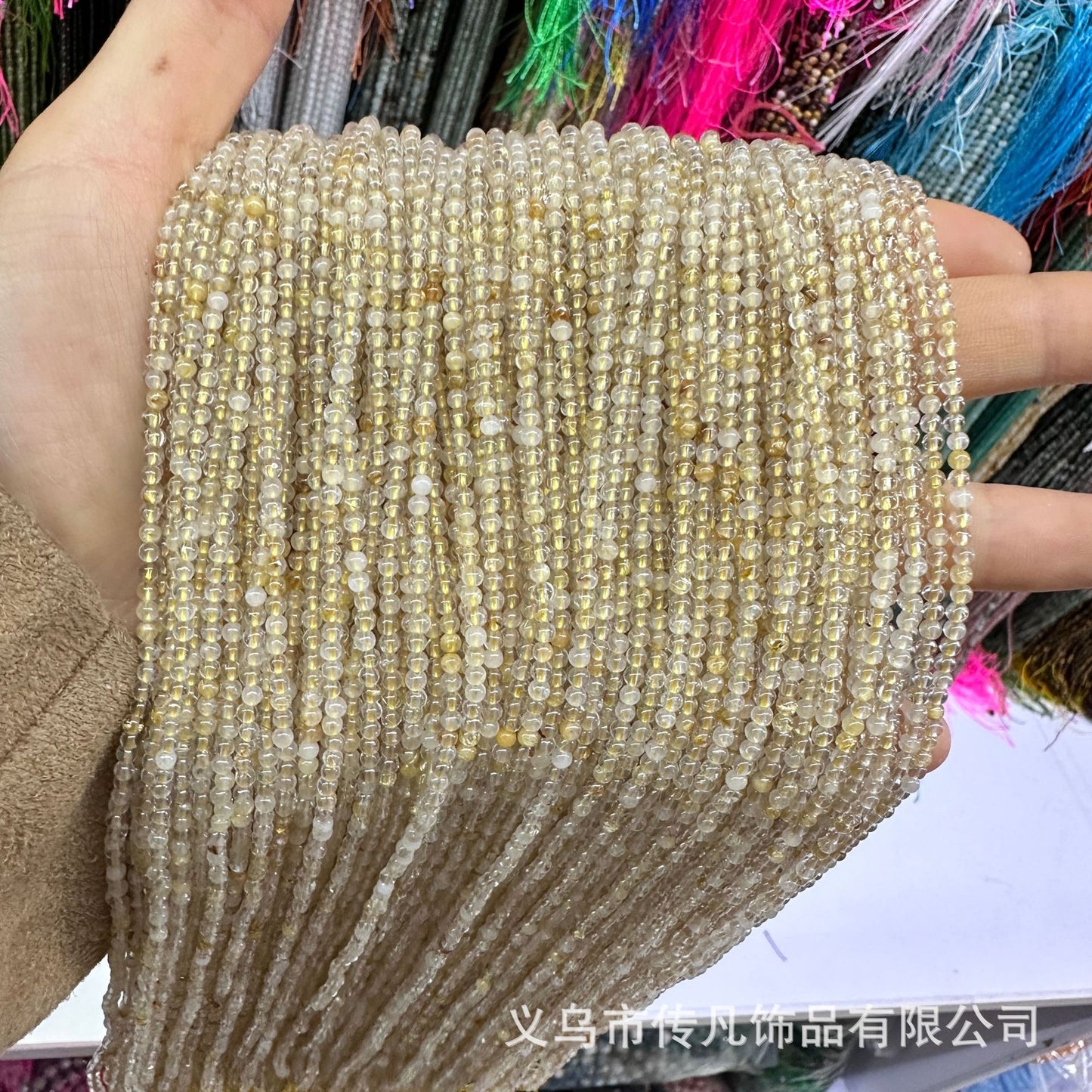 2-3MM round beads loose beads natural stone crystal